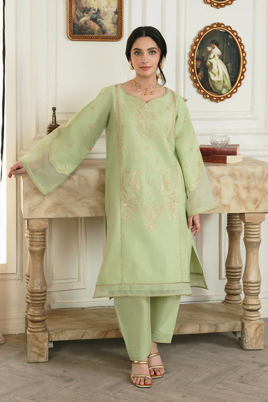 Zarlay - Heer Embroidered Pret - Bano
