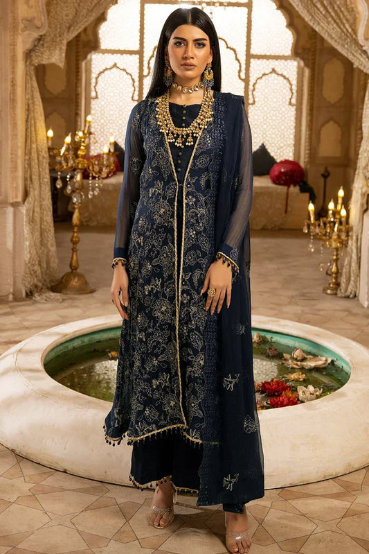 Picture of <!--btm-->Kleren - Naqsh Unstitched Luxury Chiffon Collection - N-18 - Available at Raja Sahib
