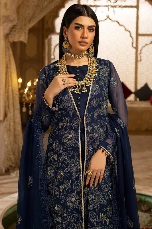 Picture of <!--btm-->Kleren - Naqsh Unstitched Luxury Chiffon Collection - N-18 - Available at Raja Sahib