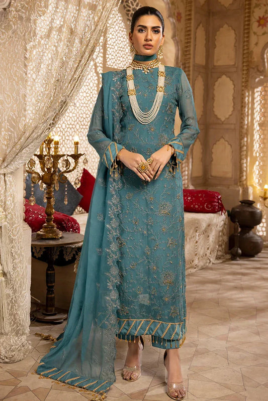 Picture of <!--btk-->Kleren - Naqsh Unstitched Luxury Chiffon Collection - N-21 - Available at Raja Sahib