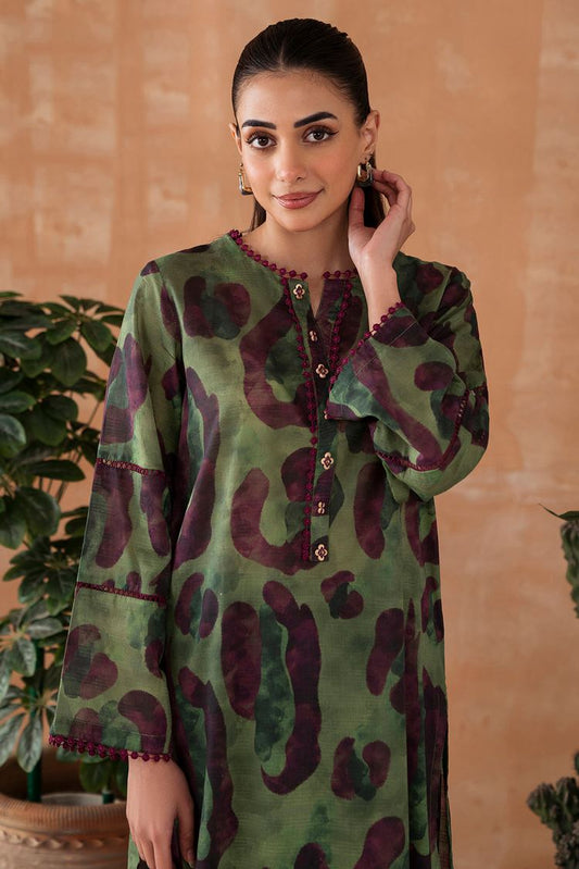 Digital Printed Textured Lawn Suit P1042A - 2 Piece