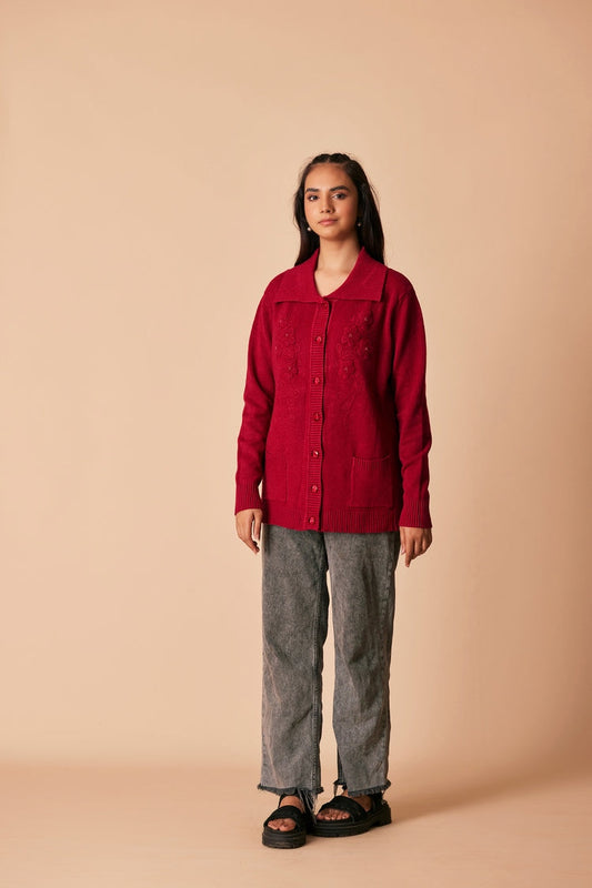 Ellena - V-Neck Cardigan Sweater