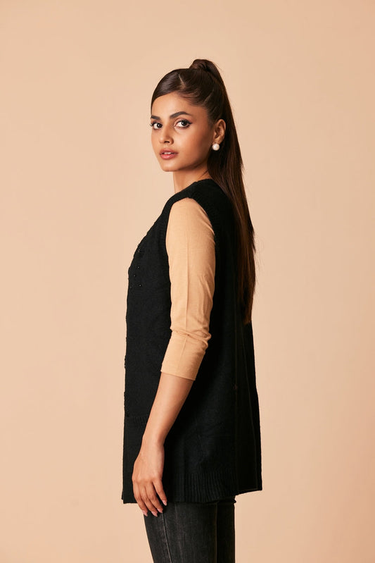 Ellena - Round Neck Cardigan Sweater