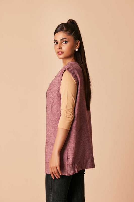 Ellena - Round Neck Cardigan Sweater