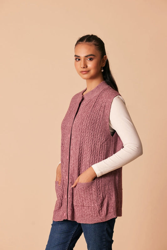 Ellena - Round Neck Cardigan Sweater
