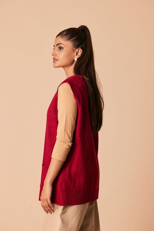 Ellena - Round Neck Cardigan Sweater