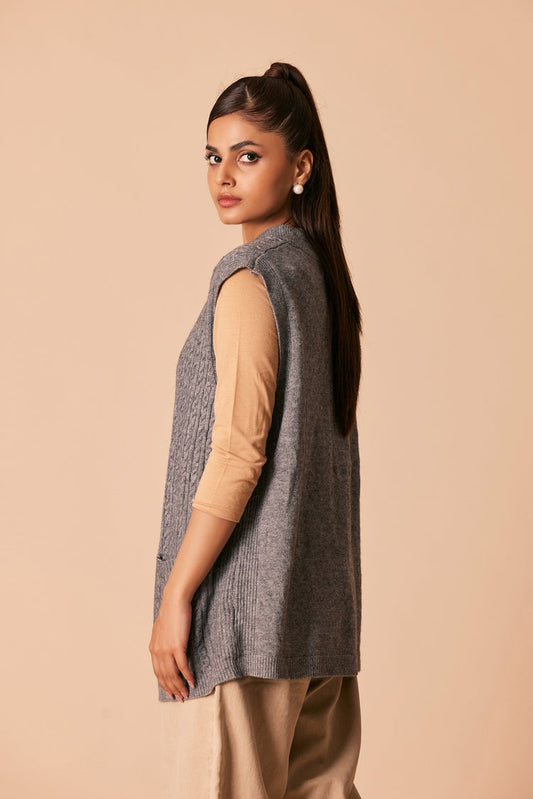 Ellena - Round Neck Cardigan Sweater