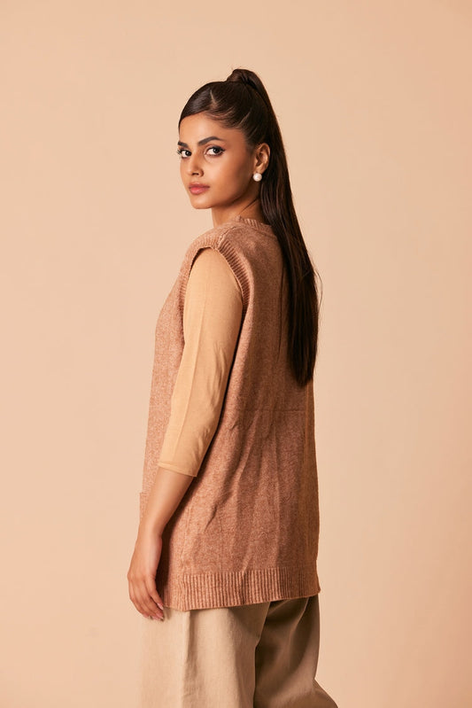 Ellena - Round Neck Cardigan Sweater