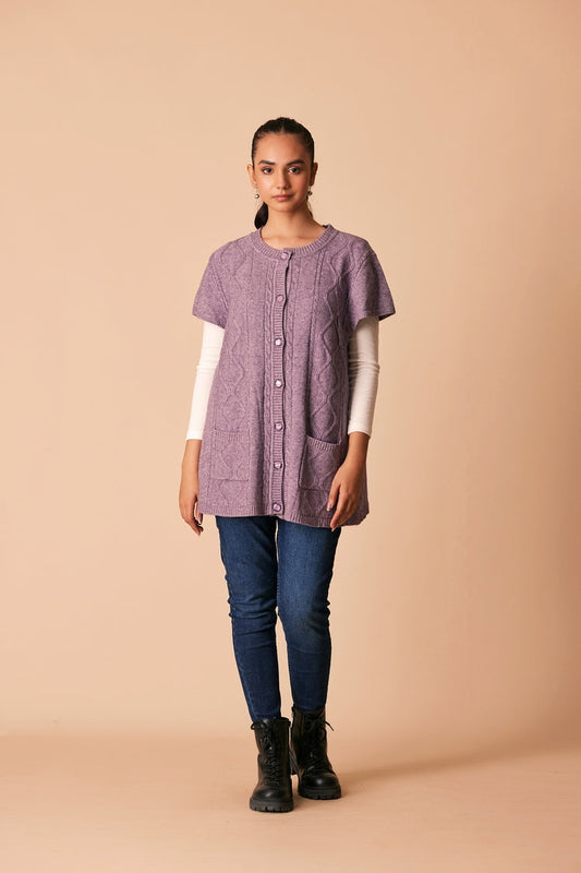 Ellena - Round Neck Cardigan Sweater