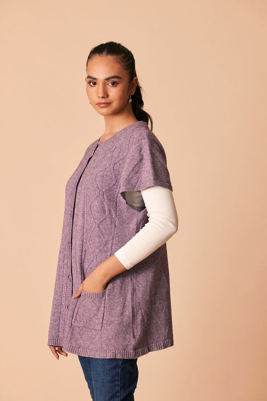 Ellena - Round Neck Cardigan Sweater