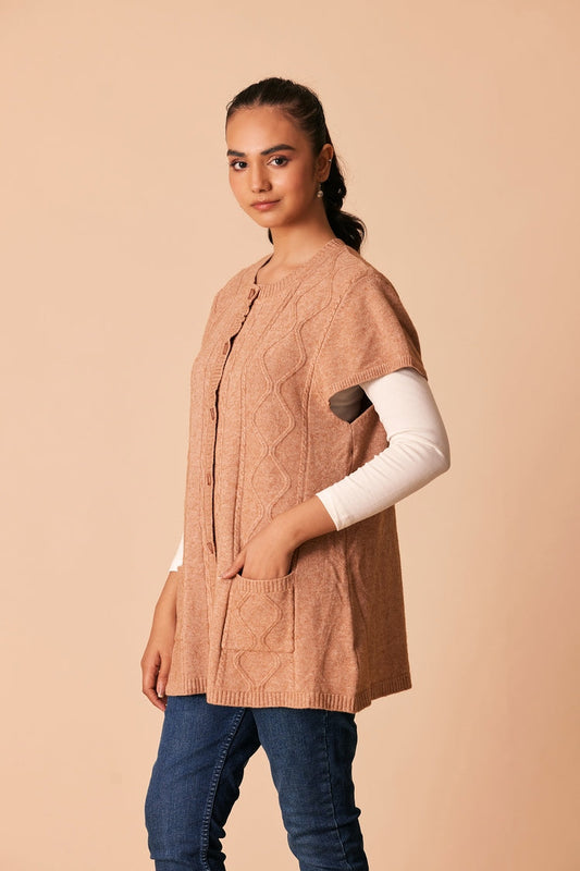 Ellena - Round Neck Cardigan Sweater