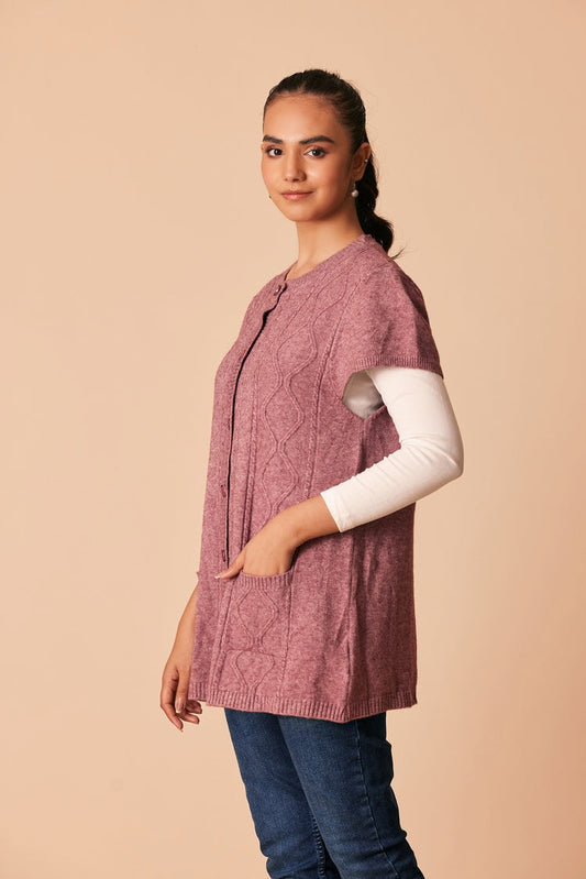 Ellena - Round Neck Cardigan Sweater