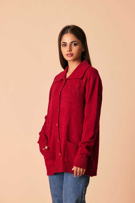 Ellena - V-Neck Cardigan Sweater