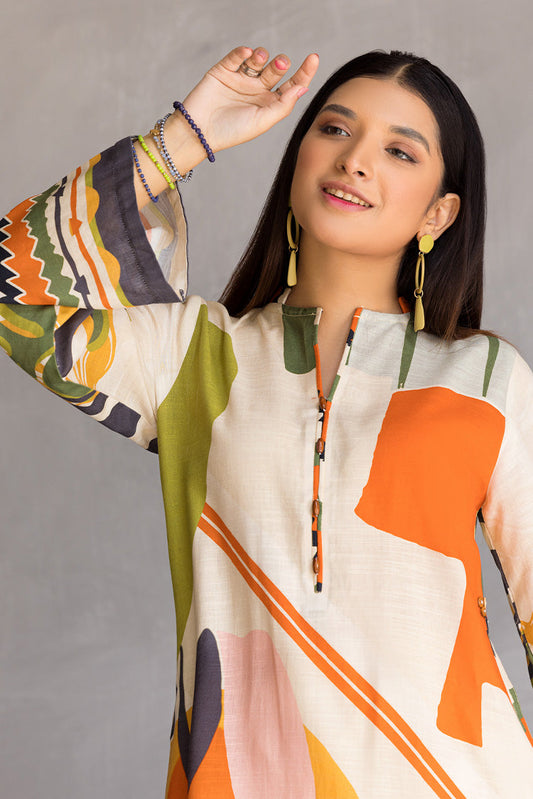 Ellena - 1-PC Stitched Khaddar Kurti