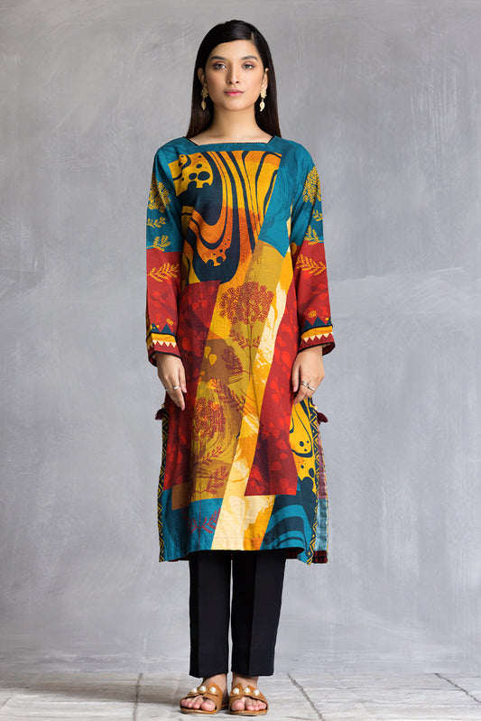 Ellena - 1-PC Stitched Khaddar Kurti