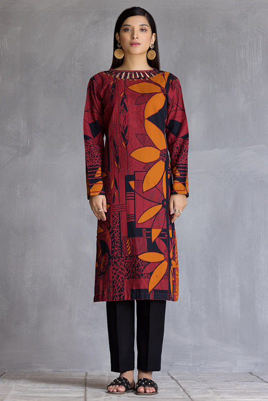 Ellena - 1-PC Stitched Khaddar Kurti