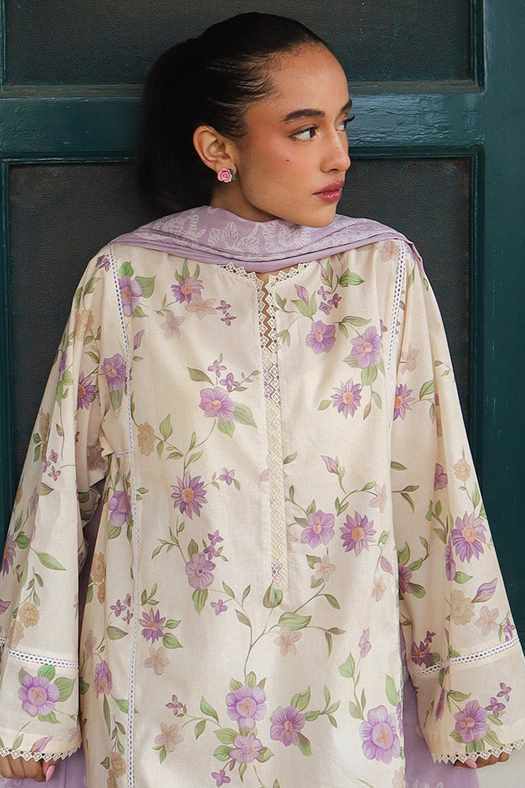 Picture of Cross Stitch - Prints Daily Lawn Collection - Roseate Muse - Available at Raja Sahib