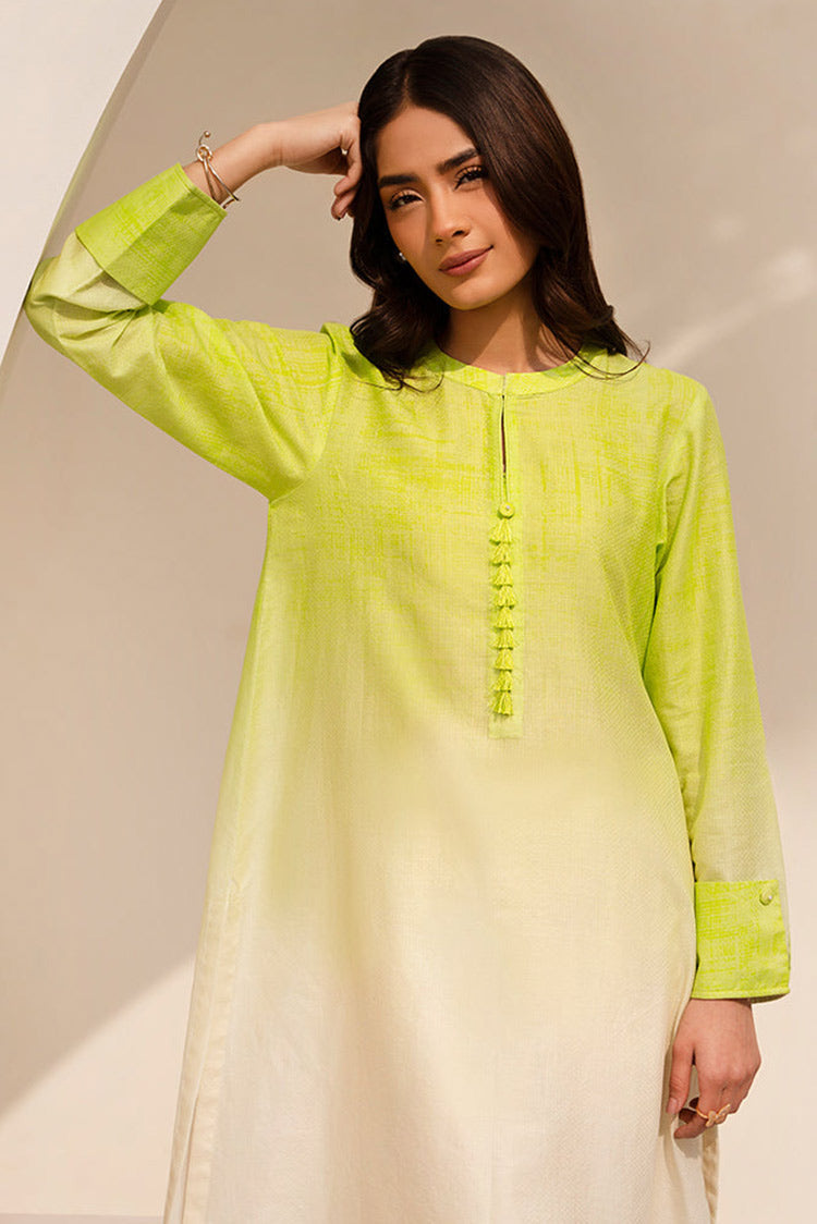 Picture of Cross Stitch - Exclusive Pret Collection - Lime Aura - Available at Raja Sahib