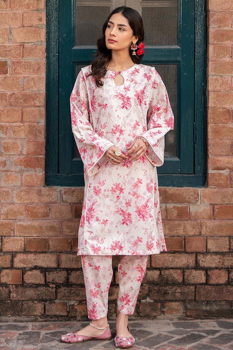 Picture of Cross Stitch - Basic Pret Collection - Floral Gray - Available at Raja Sahib