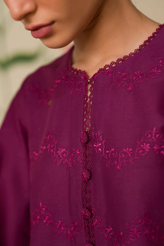 Chikankari Lawn Edit Vol 2 - Plum Parfait