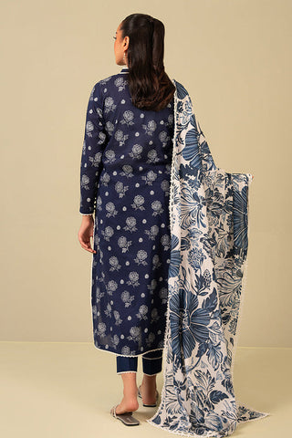 Picture of Cross Stitch - Daily Wear Unstitched Lawn Collection - Cobalt Echo - Available at Raja Sahib