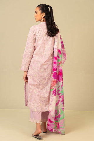 Daily Wear Unstitched Lawn Collection - Floret Dust