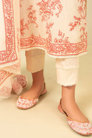 Daily Wear Unstitched Lawn Collection - Sunset Shade