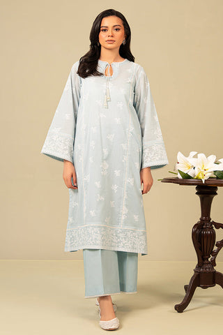 Daily Wear Unstitched Lawn Collection - Sterling Blue