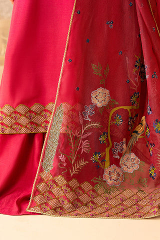 Picture of Cross Stitch - Luxe Atelier Unstitched Collection - Rosy Twilight - Available at Raja Sahib