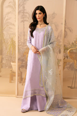 Picture of Cross Stitch - Luxe Atelier Unstitched Collection - Lilac Luster - Available at Raja Sahib