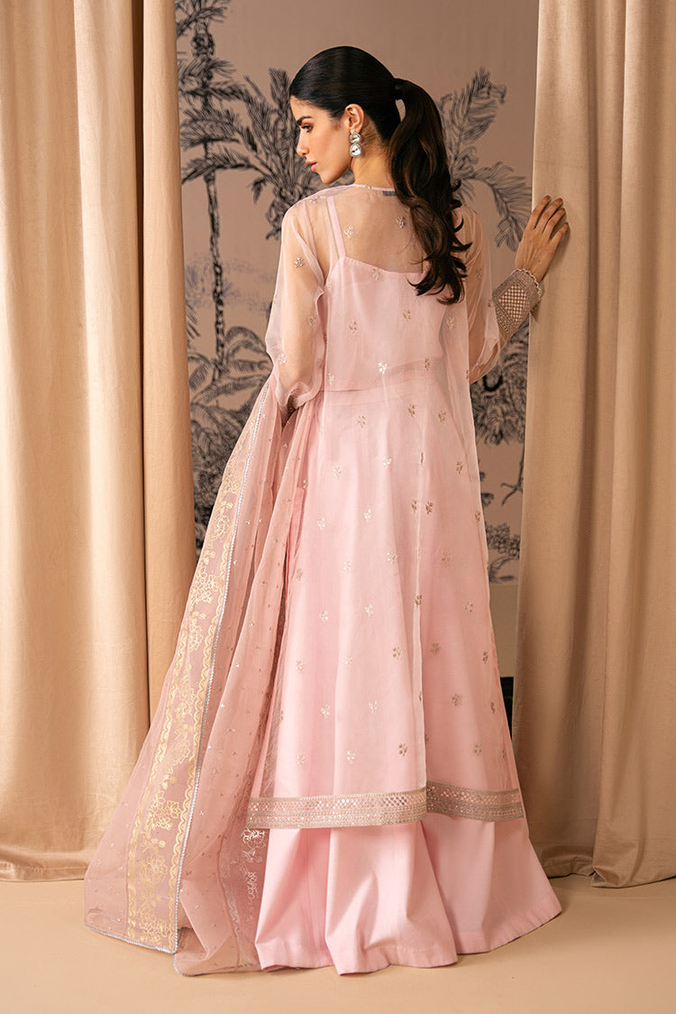 Picture of Cross Stitch - Luxe Atelier Unstitched Collection - Pink Bliss - Available at Raja Sahib