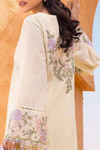 Picture of Cross Stitch - Eid Lawn Edit 2 - Subtle Canary - Available at Raja Sahib