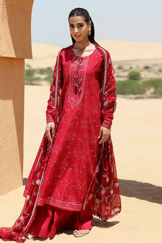 Eid Lawn Edit 2 - Vermillion Scarlet