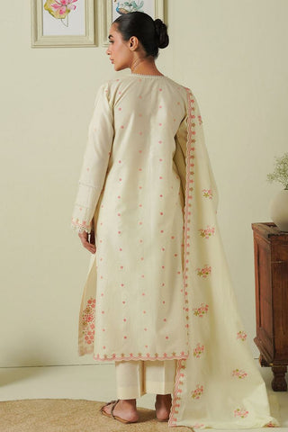 Mahiri Unstitched Embroidered Collection Vol 4 - Ivory Blossom