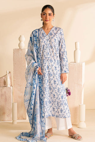 Picture of Cross Stitch - Daily Edit Unstitched Lawn Collection Vol 5 - Azure Ash - Available at Raja Sahib