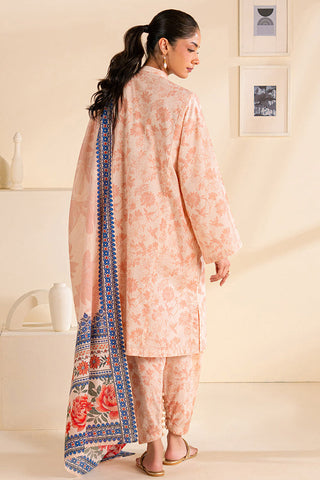 Picture of Cross Stitch - Daily Edit Unstitched Lawn Collection Vol 5 - Peach Dust - Available at Raja Sahib