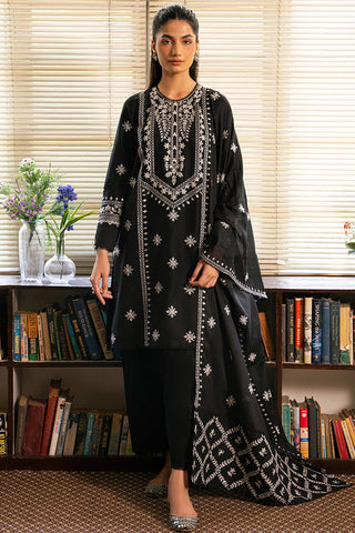 Mahiri Unstitched Embroidered Collection Vol 5 - Black Orchid