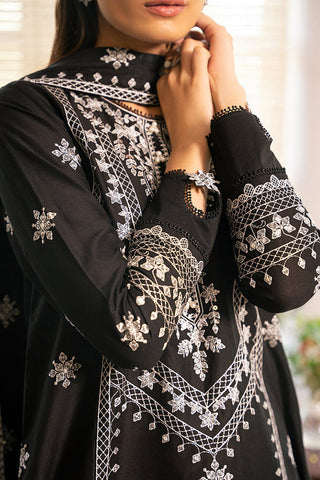 Picture of Cross Stitch - Mahiri Unstitched Embroidered Collection Vol 5 - Black Orchid - Available at Raja Sahib