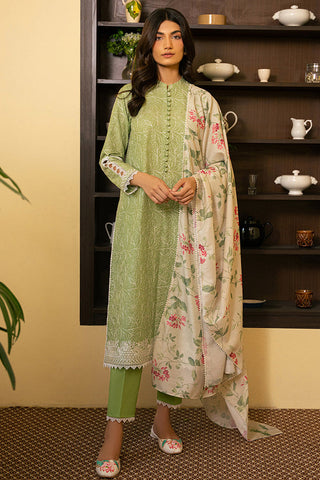 Mahiri Unstitched Embroidered Collection Vol 5 - Verdant Green