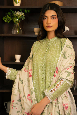 Picture of Cross Stitch - Mahiri Unstitched Embroidered Collection Vol 5 - Verdant Green - Available at Raja Sahib