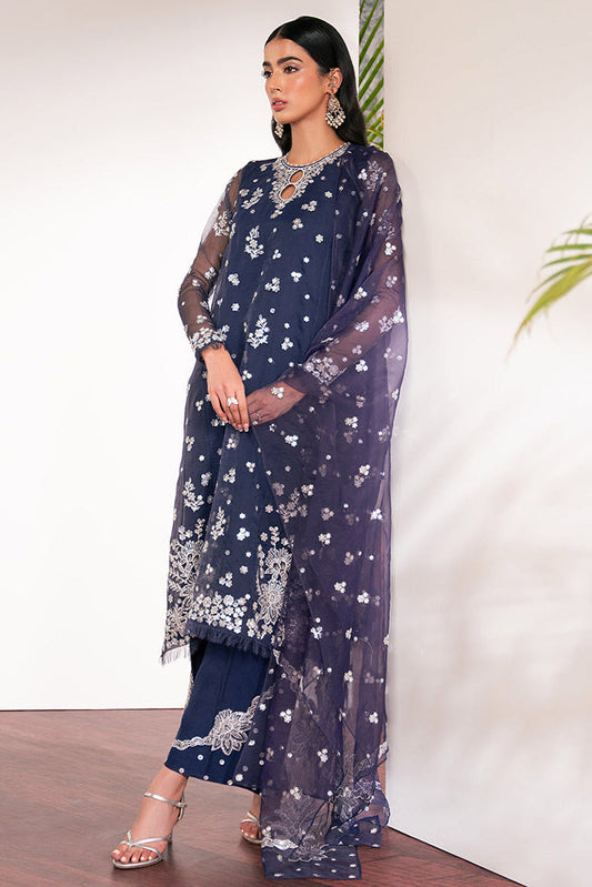 Picture of Cross Stitch - Luxe Atelier Unstitched Collection - Astral Aura - Available at Raja Sahib