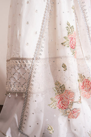 Picture of Cross Stitch - Luxe Atelier Unstitched Collection - Pearl Haze - Available at Raja Sahib