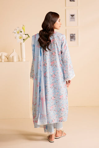 Picture of Cross Stitch -  Daily Unstitched Edit 6 - Mystique Blue - Available at Raja Sahib