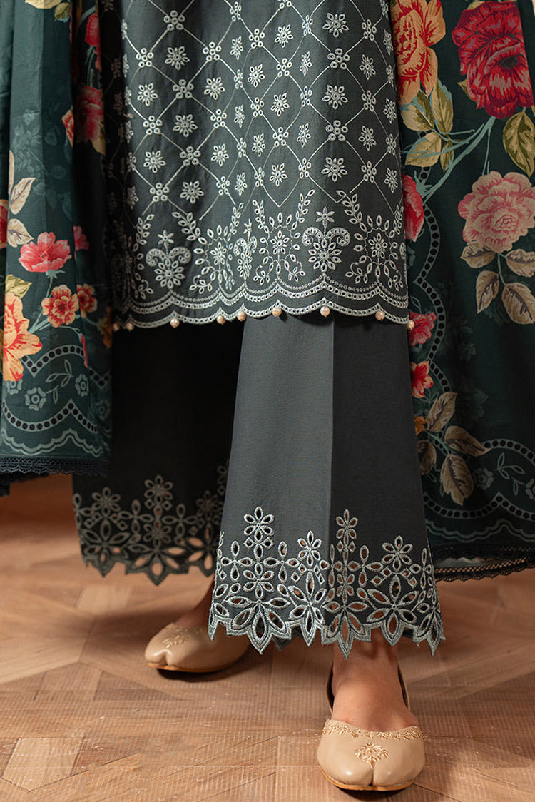 Picture of <!--gv-->Cross Stitch - Seher Unstitched Premium Cambric Collection - Azure Serenity - Available at Raja Sahib