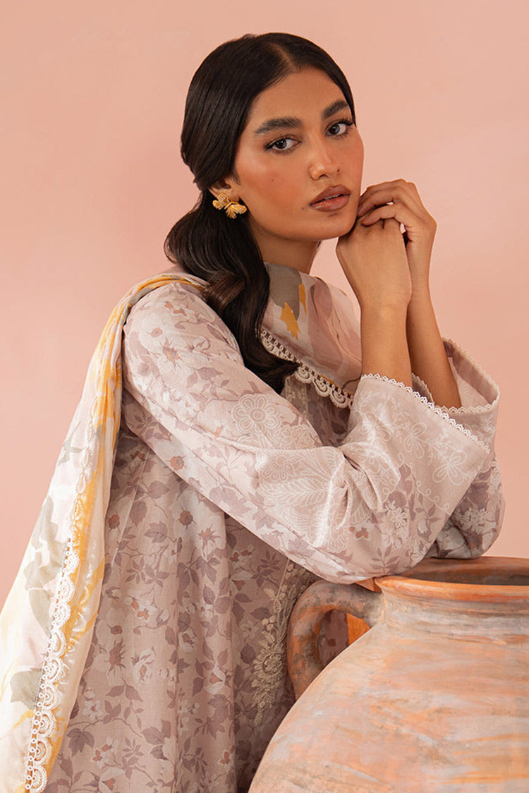 Picture of Cross Stitch - Seher Unstitched Premium Cambric Collection - Whisper Pearl - Available at Raja Sahib