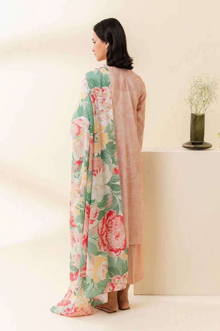 Picture of Cross Stitch - Daily Unstitched Lawn Collection - Peach Sorbet - Available at Raja Sahib