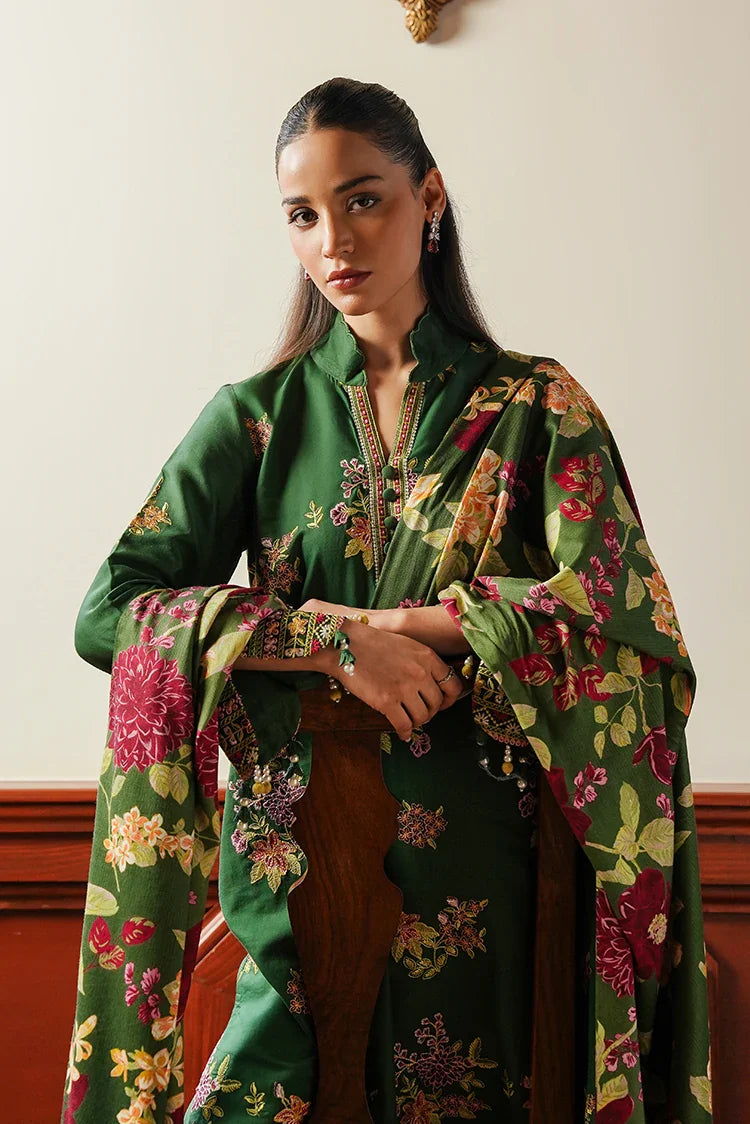 Picture of Cross Stitch - Satin De Luxe Unstitched Premium Collection - Green Oasis - Available at Raja Sahib