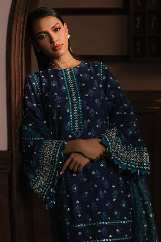 Picture of Cross Stitch - Wedding Festive Unstitched Collection - Azure Elegance - Available at Raja Sahib