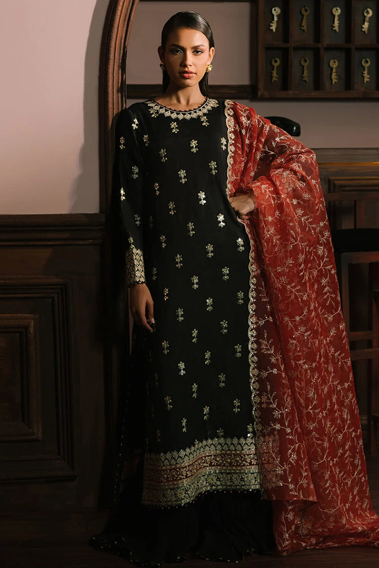 Picture of Cross Stitch - Wedding Festive Unstitched Collection - Scarlet Cinnabar - Available at Raja Sahib