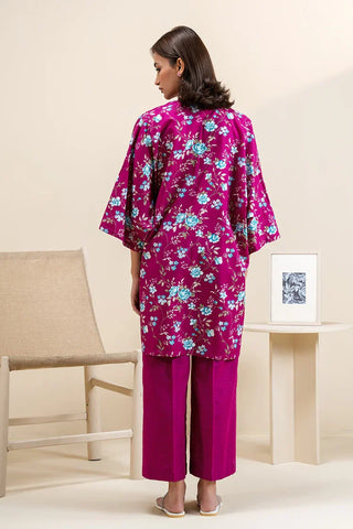 Picture of Cross Stitch - Daily Khaddar & Linen Unstitched Collection - 2 PC - Fuchsia Grace - Available at Raja Sahib